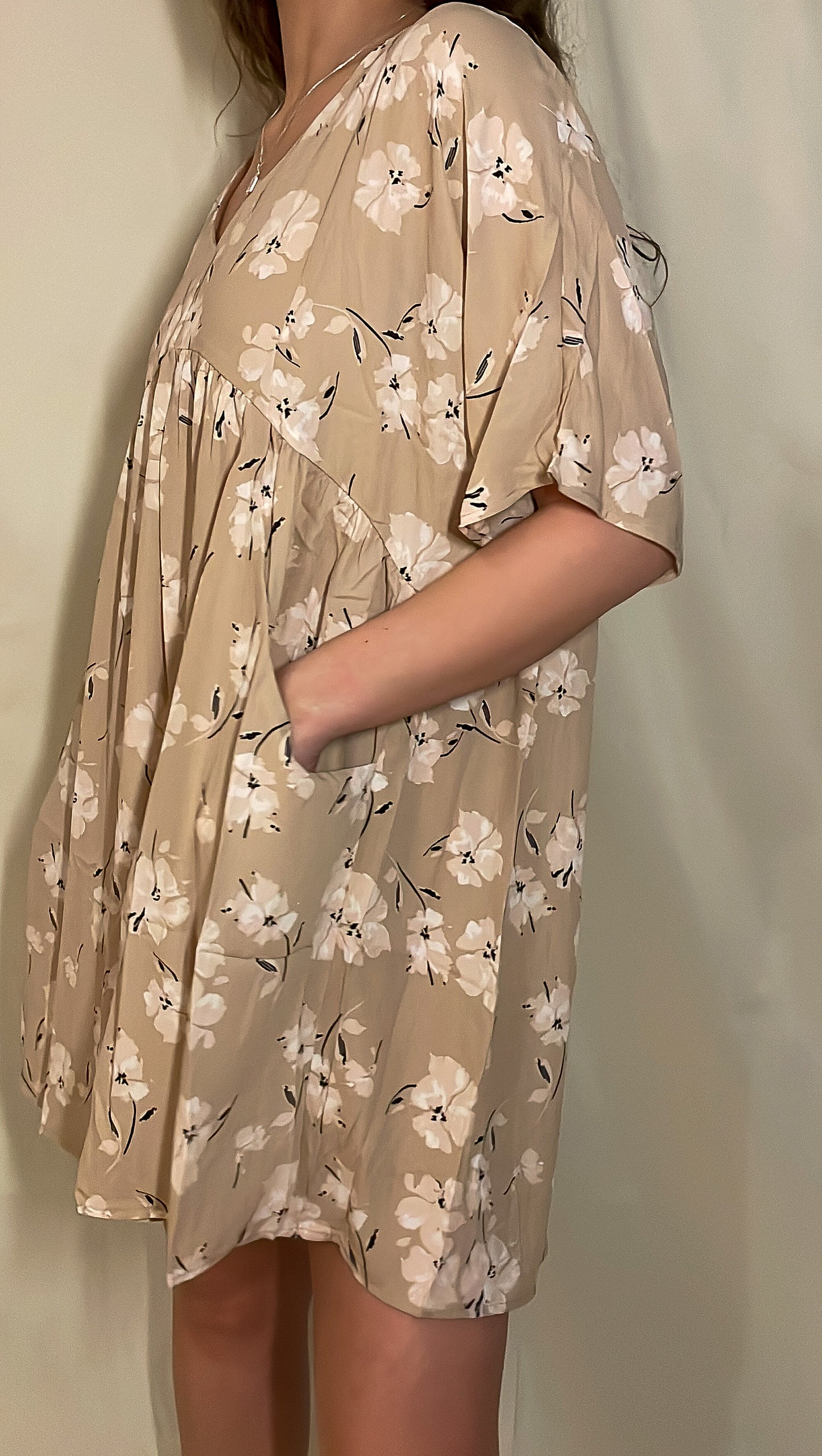 Blush Floral Dress